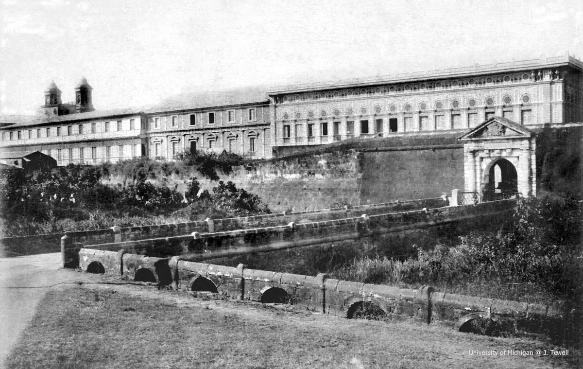 Vista histórica de Manila y su arquitectura